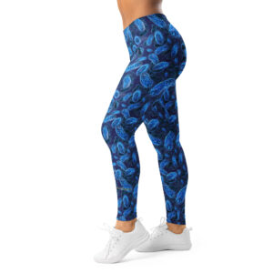 Leggings. Mitochondria pattern.