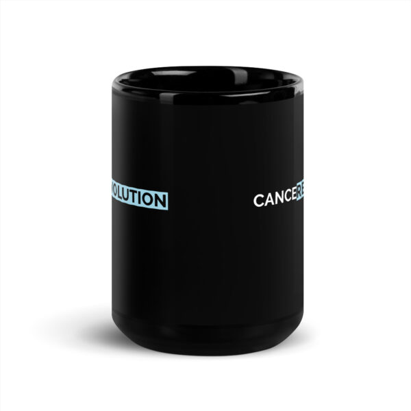 Black Glossy Mug with Double Logo - Image 6