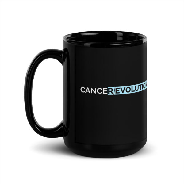 Black Glossy Mug with Double Logo - Image 4