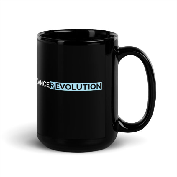 Black Glossy Mug with Double Logo - Image 5