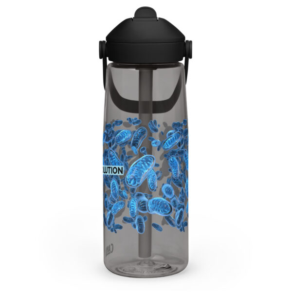 Flip straw water bottle. CamelbaK with custom mitochondria and Logo. - Image 5