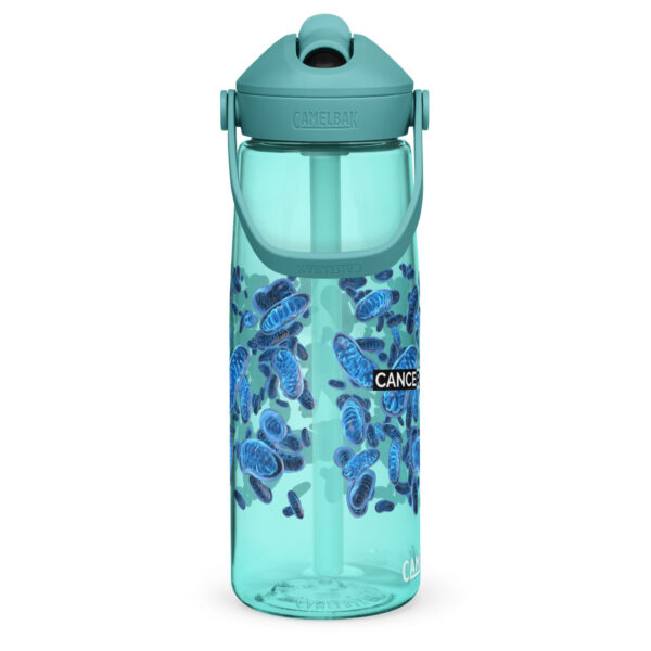 Flip straw water bottle. CamelbaK with custom mitochondria and Logo. - Image 10