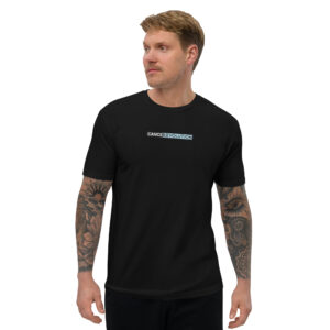 Short Sleeve T-shirt. Logo Front. Mitochondria Back.